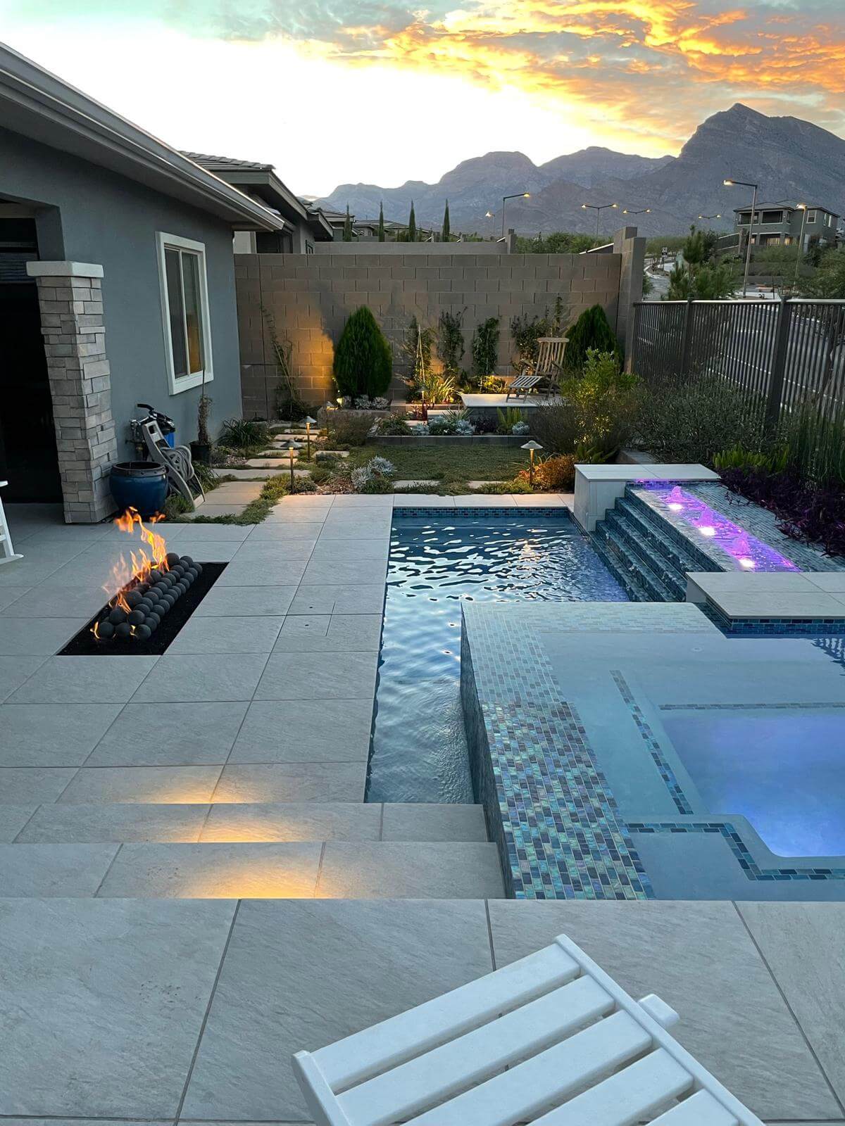 fire pits and pools