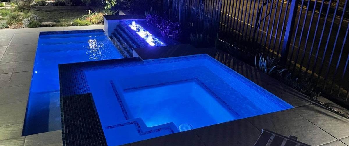 add hot tub to existing pool 