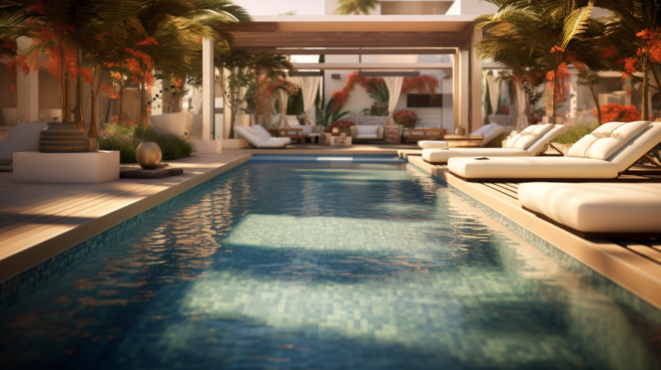 luxurious swimming pools